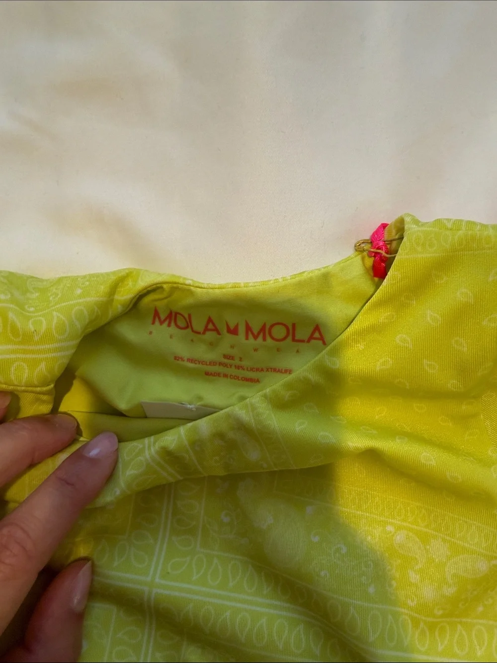 Molo Lime Green Long-Sleeve Kids Rashguard Set